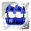 Розетка компьютерная двойная Voltum S70 VLS060202 (белый матовый) VLS060202 - 5