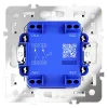 Выключатель с самовозвратом двухклавишный Voltum S70 VLS020602 (белый матовый) VLS020602 - 5