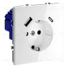 Розетка с USB, A+C Voltum S70 VLS040501 (белый глянцевы VLS040501 - 4