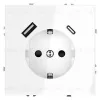 Розетка с USB, A+C Voltum S70 VLS040501 (белый глянцевы VLS040501 - 1