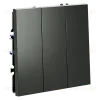 Выключатель трехклавишный Voltum S70 VLS030106 (титан) VLS030106 - 5