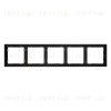 Рамка на 5 постов Voltum S70 VLS100508 (черный матовый) VLS100508 - 2