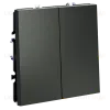 Проходной переключатель двухклавишный Voltum S70 VLS020306 (титан) VLS020306 - 5
