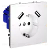 Розетка с USB Voltum S70 VLS040402 (белый матовый) VLS040402 - 4