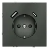 Розетка с USB, A+C Voltum S70 VLS040506 (титан) VLS040506 - 1