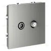 Розетка телевизионная Voltum S70 VLS060405 (сталь) VLS060405 - 4