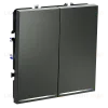 Выключатель двухклавишный с подсветкой Voltum S70 VLS020206 (титан) VLS020206 - 5