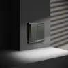 Выключатель двухклавишный с подсветкой Voltum S70 VLS020206 (титан) VLS020206 - 4