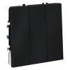 Выключатель трехклавишный Voltum S70 VLS030107 (графит) VLS030107 - 2