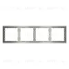 Рамка на 4 поста Voltum S70 VLS100405 (сталь) VLS100405 - 1