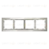Рамка на 4 поста Voltum S70 VLS110403 (кашемир, стекло) VLS110403 - 2