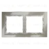 Рамка на 2 поста Voltum S70 VLS110204 (шелк, стекло) VLS110204 - 1