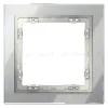 Рамка на 1 пост Voltum S70 VLS110105 (сталь, стекло) VLS110105 - 1