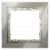 Рамка на 1 пост Voltum S70 VLS110104 (шелк, стекло) VLS110104 - 1