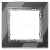 Рамка на 1 пост Voltum S70 VLS110107 (графит, стекло) VLS110107 - 1