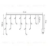 Гирлянда Бахрома Uniel ULD-B6006-080/STK WARM WHITE IP44 UL-00012073 ULD-B6006-080/STK WARM WHITE IP44 - 15