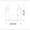 Корпус для накладного шинопровода Ambrella Light Magnetic 220V GL1013 GL1013 - 7
