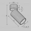 Накладной спот Maytoni Calipso C108CL-01-GU10-BS C108CL-01-GU10-BS - 11