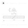 Линейный светильник Arlight SP-LAGERN-L1200-200W Day4000 052032 052032 - 4
