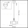 Подвесной светильник Odeon Light Saga Classic 5088/1 5088/1 - 5
