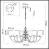 Подвесная люстра Odeon Light Saga Classic 5088/8 5088/8 - 7