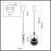 Подвесной светильник Odeon Light Mercury Hightech 5421/17L 5421/17L - 6