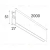 Шинопровод накладной Italline Atom IT012-5031 black IT012-5031 black - 6