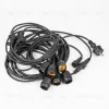 Гирлянда для освещения теплиц Uniel UDL-K230 6/E27/5M IP54 BLACK BELT-LIGHT GREENHOUSE UL-00010925 UDL-K230 6/E27/5M IP54 BLACK BELT-LIGHT GREENHOUSE - 1