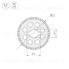 Силиконовый профиль Arlight WPH-FLEX-ROPE-D22-360deg-S8-10m WHITE 053828 053828 - 2