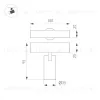 Трековый магнитный светильник Arlight MAG-SPOT-25-R65-5W Warm3000 050074 050074 - 5