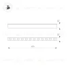 Трековый магнитный светильник Arlight MAG-DOTS-25-L400-12W Day4000 050052 050052 - 3