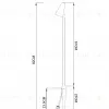 Грунтовый светильник Arte Lamp Muphrid A4109FN-1BK A4109FN-1BK - 2