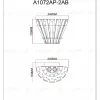 Настенный светильник Arte Lamp Florizel A1072AP-2CC A1072AP-2CC - 2