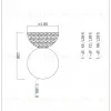 Бра Divinare Milano 5407/33 AP-1 5407/33 AP-1 - 2