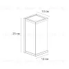 Уличный настенный светильник Arte Lamp Pot A1632AL-1BK A1632AL-1BK - 3