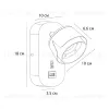 Спот Arte Lamp Amaks A8026AP-1BK A8026AP-1BK - 2