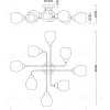 Потолочная люстра Arte Lamp Andrea A8141PL-8BK A8141PL-8BK - 4