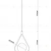 Подвесной светильник Arte Lamp Matisse A7764SP-1BK A7764SP-1BK - 3