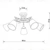 Потолочная люстра Arte Lamp Glassy A5078PL-5BK A5078PL-5BK - 4