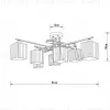 Потолочная люстра Arte Lamp Largo A4497PL-8AB A4497PL-8AB - 4