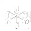 Люстра на штанге Arte Lamp Merci A4185PL-6BK A4185PL-6BK - 3