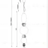 Подвесной светильник Divinare Ambra 5016/17 SP-26 5016/17 SP-26 - 2