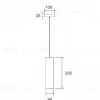 Подвесной светильник Divinare Cottero 2212/33 SP-5 2212/33 SP-5 - 2