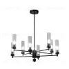 Люстра на штанге AM Group INDIGO SP8 PEARL BLACK INDIGO SP8 PEARL BLACK - 1