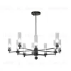 Люстра на штанге AM Group INDIGO SP10 PEARL BLACK INDIGO SP10 PEARL BLACK - 1