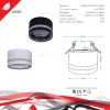 Встраиваемый светильник Reluce 53023-9.0-001CT GX53 BK 53023-9.0-001CT GX53 BK - 2