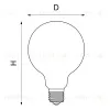 Лампа светодиодная Lightstar E27 8W 3000K 933302 933302 - 2