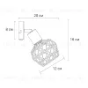 Спот Arte Lamp Sospiro A6141AP-1BK A6141AP-1BK - 3
