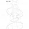 Подвесная люстра Arte Lamp Arcane A2974SP-137PB A2974SP-137PB - 2