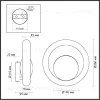 Настенный светильник Odeon Light Hightech Saturn 5443/1W 5443/1W - 2